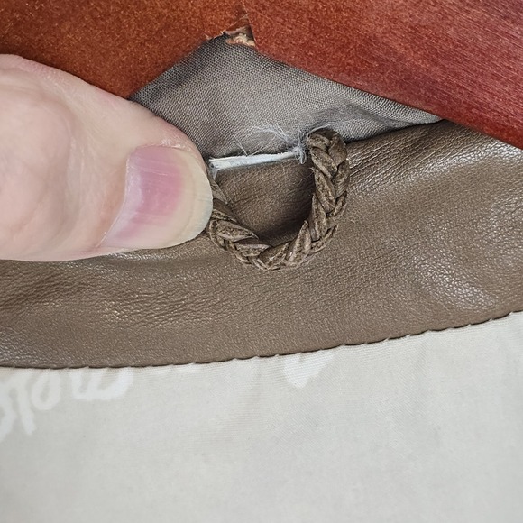 Vintage Robert Comstock Leather Aviator Bomber Jacket w/ Removable Sleeves • M • - Picture 11 of 16